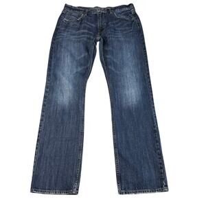 American Eagle Jeans Blue Dark Wash Mens Sz 34/34 Original Straight Regular Fit